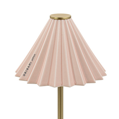ORIGAMI LAMP ポータブル ブラス TC-2501-BS_gram eight / gram eight(グラムエイト) / テーブルランプ・テーブルライト / col_GME10024PNK.jpg
