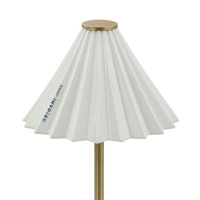 ORIGAMI LAMP ポータブル ブラス TC-2501-BS_gram eight / gram eight(グラムエイト) / テーブルランプ・テーブルライト / col_GME10024WHT.jpg
