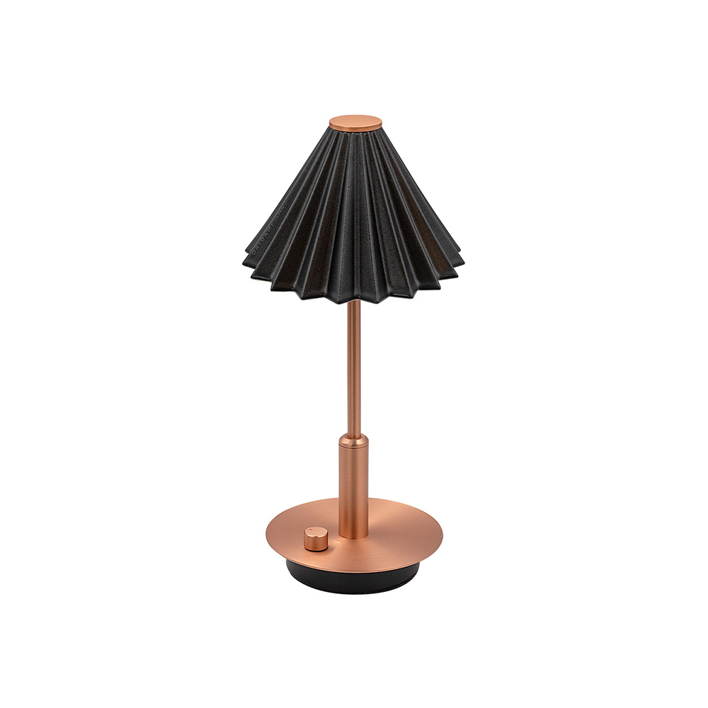 ORIGAMI LAMP ポータブル コッパー TC-2501-CP_gram eight / gram eight（グラムエイト） / テーブルランプ・テーブルライト / GME10025BLK_ma.jpg
