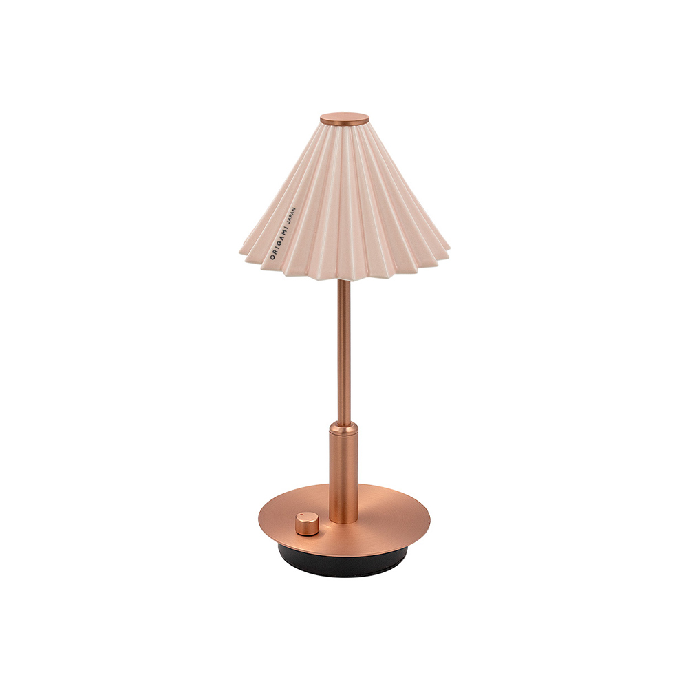 ORIGAMI LAMP ポータブル コッパー TC-2501-CP_gram eight / gram eight（グラムエイト） / テーブルランプ・テーブルライト / GME10025PNK_ma.jpg