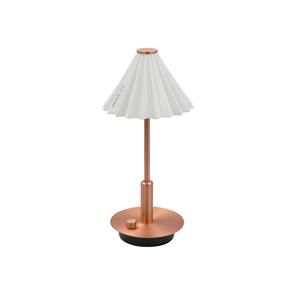 ORIGAMI LAMP ポータブル コッパー TC-2501-CP_gram eight / gram eight（グラムエイト） / テーブルランプ・テーブルライト / GME10025WHT_ma.jpg