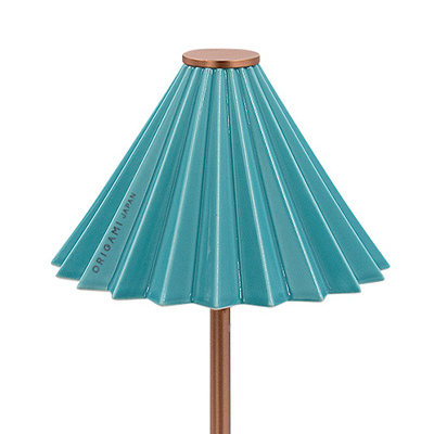 ORIGAMI LAMP ポータブル コッパー TC-2501-CP_gram eight / gram eight(グラムエイト) / テーブルランプ・テーブルライト / col_GME10025GRN.jpg