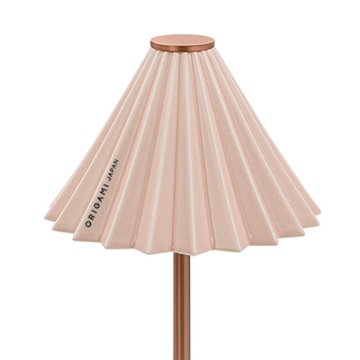 ORIGAMI LAMP ポータブル コッパー TC-2501-CP_gram eight / gram eight(グラムエイト) / テーブルランプ・テーブルライト / col_GME10025PNK.jpg