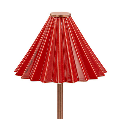 ORIGAMI LAMP ポータブル コッパー TC-2501-CP_gram eight / gram eight(グラムエイト) / テーブルランプ・テーブルライト / col_GME10025RED.jpg