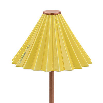 ORIGAMI LAMP ポータブル コッパー TC-2501-CP_gram eight / gram eight(グラムエイト) / テーブルランプ・テーブルライト / col_GME10025YEL.jpg