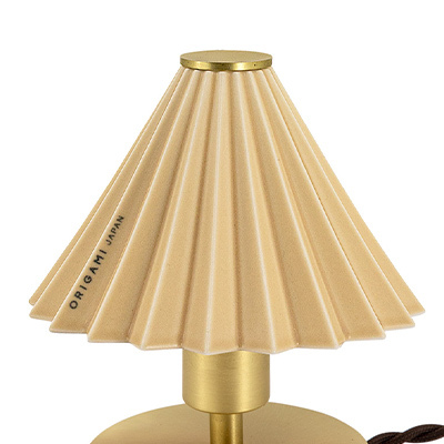 ORIGAMI LAMP テーブルミニ TC-1515_gram eight / gram eight(グラムエイト) / テーブルランプ・テーブルライト / col_GME10027BEG.jpg