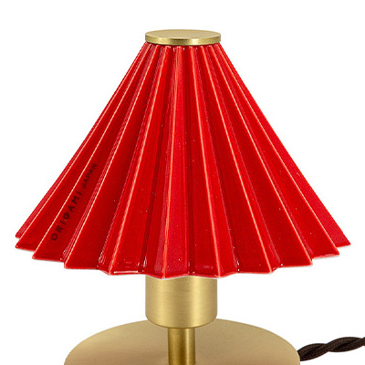 ORIGAMI LAMP テーブルミニ TC-1515_gram eight / gram eight(グラムエイト) / テーブルランプ・テーブルライト / col_GME10027RED.jpg