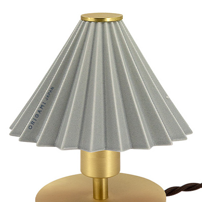 ORIGAMI LAMP テーブルミニ TC-1515_gram eight / gram eight(グラムエイト) / テーブルランプ・テーブルライト / col_GME10027SIL.jpg