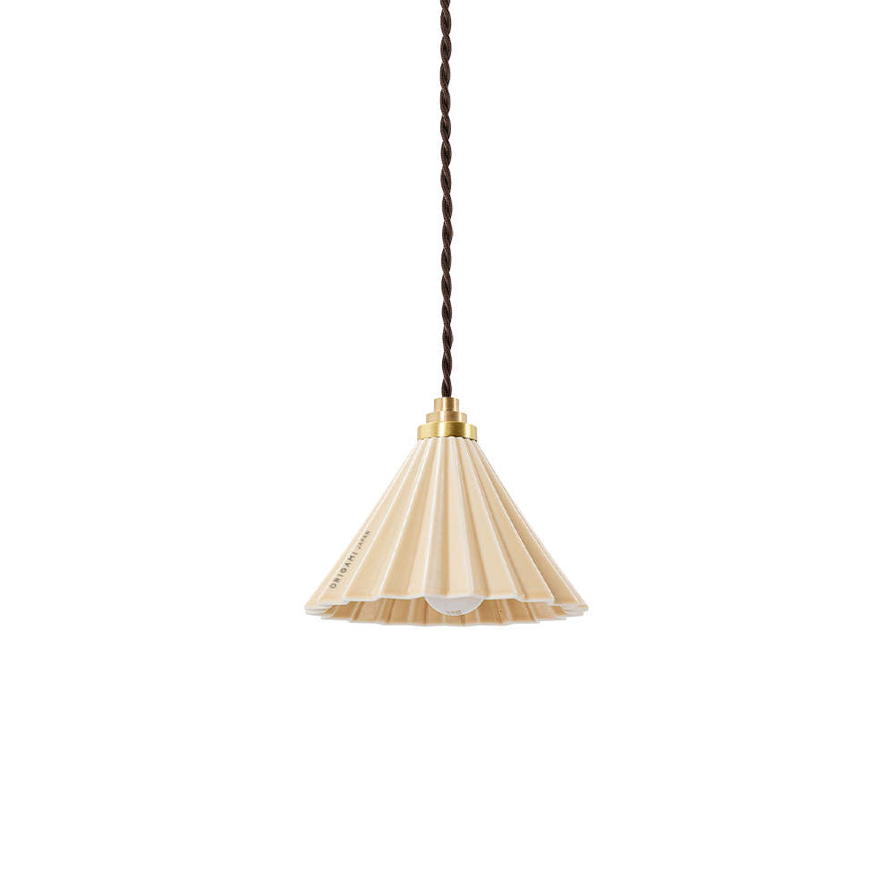 ORIGAMI LAMP ペンダントタイプ ブラウンコード TC-1511-BR_gram eight / gram eight（グラムエイト） / ペンダントライト / GME10030BEG_ma.jpg