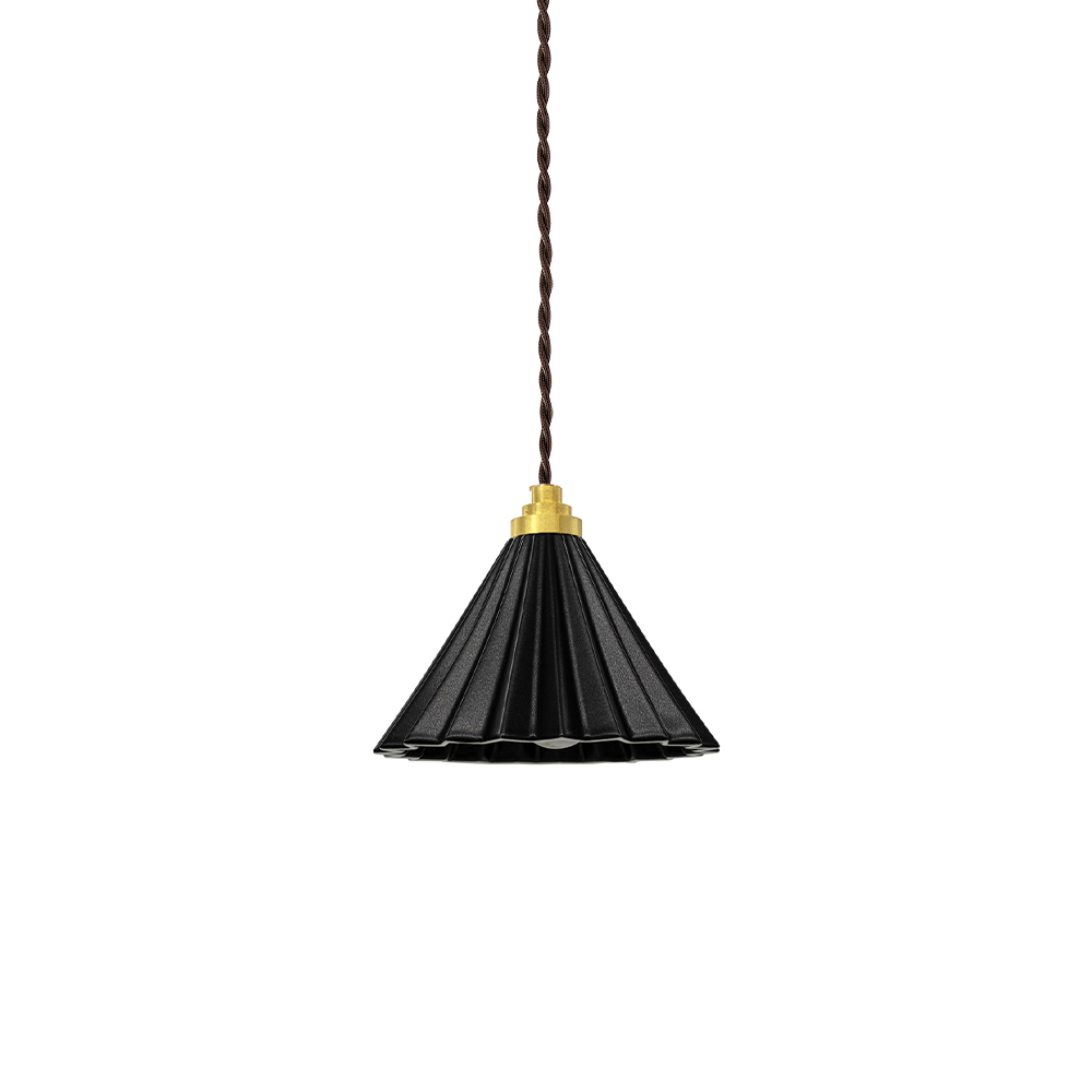 ORIGAMI LAMP ペンダントタイプ ブラウンコード TC-1511-BR_gram eight / gram eight（グラムエイト） / ペンダントライト / GME10030BLK_ma.jpg