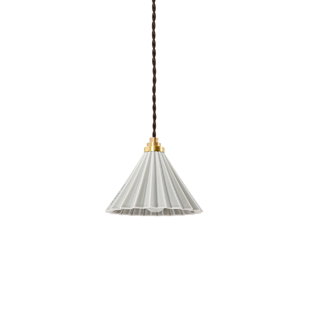 ORIGAMI LAMP ペンダントタイプ ブラウンコード TC-1511-BR_gram eight / gram eight（グラムエイト） / ペンダントライト / GME10030SIL_ma.jpg