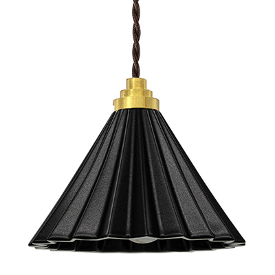 ORIGAMI LAMP ペンダントタイプ ブラウンコード TC-1511-BR_gram eight / gram eight(グラムエイト) / ペンダントライト / col_GME10030BLK.jpg