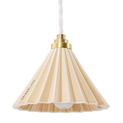 ORIGAMI LAMP ペンダントタイプ ホワイトコード TC-1511-WH_gram eight / gram eight（グラムエイト） / ペンダントライト / col_GME10031BEG.jpg