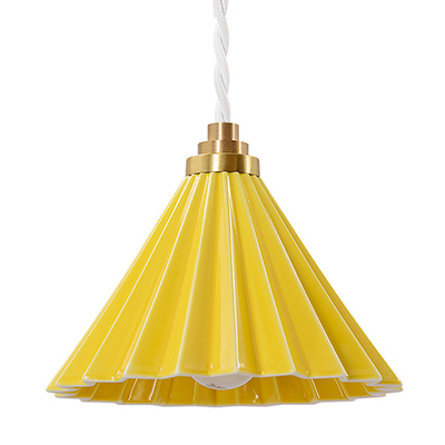 ORIGAMI LAMP ペンダントタイプ ホワイトコード TC-1511-WH_gram eight / gram eight(グラムエイト) / ペンダントライト / col_GME10031YEL.jpg