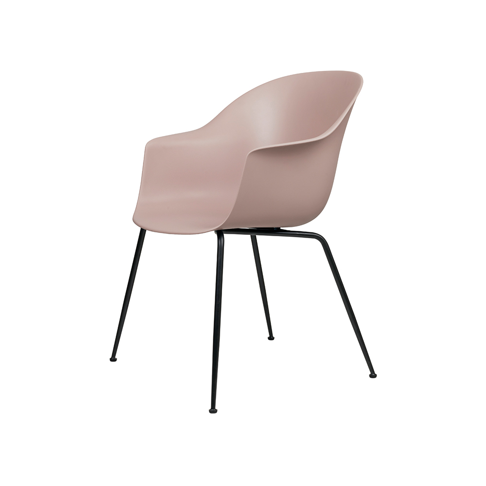 GUBI Bat Dining Chair - Conic base,  Black Matt Base / GUBI（グビ） / ダイニングチェア / GUB10009PNK_ma.jpg
