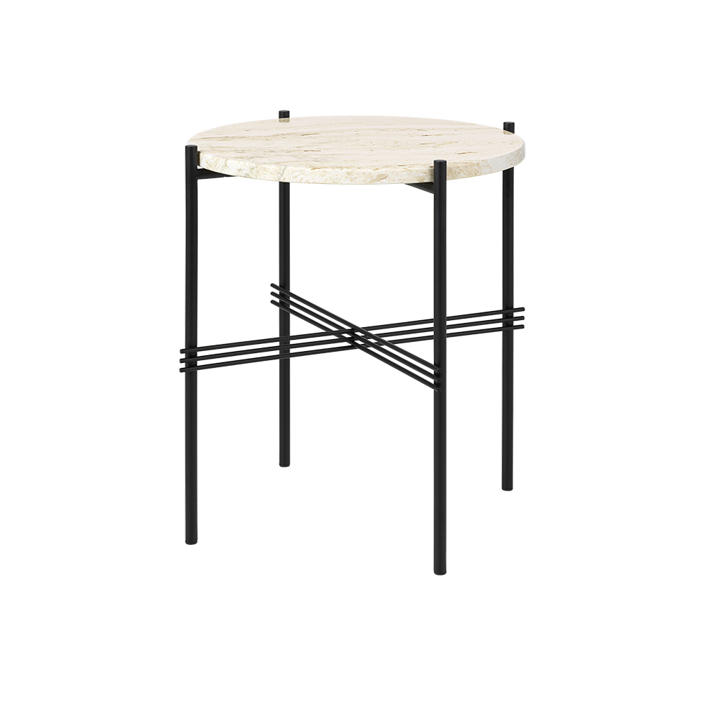 GUBI TS Side Table - Round φ400mm,  Black Base / GUBI（グビ） / サイドテーブル・ナイトテーブル / GUB10016BEG_ma.jpg