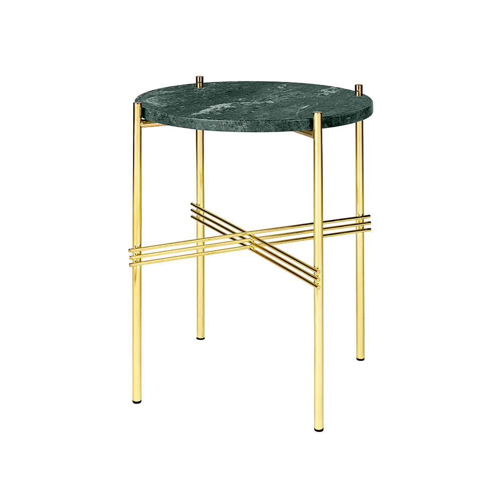 GUBI TS Side Table - Round φ400mm,  Brass Base / GUBI（グビ） / サイドテーブル・ナイトテーブル / GUB10017GRN_ma.jpg