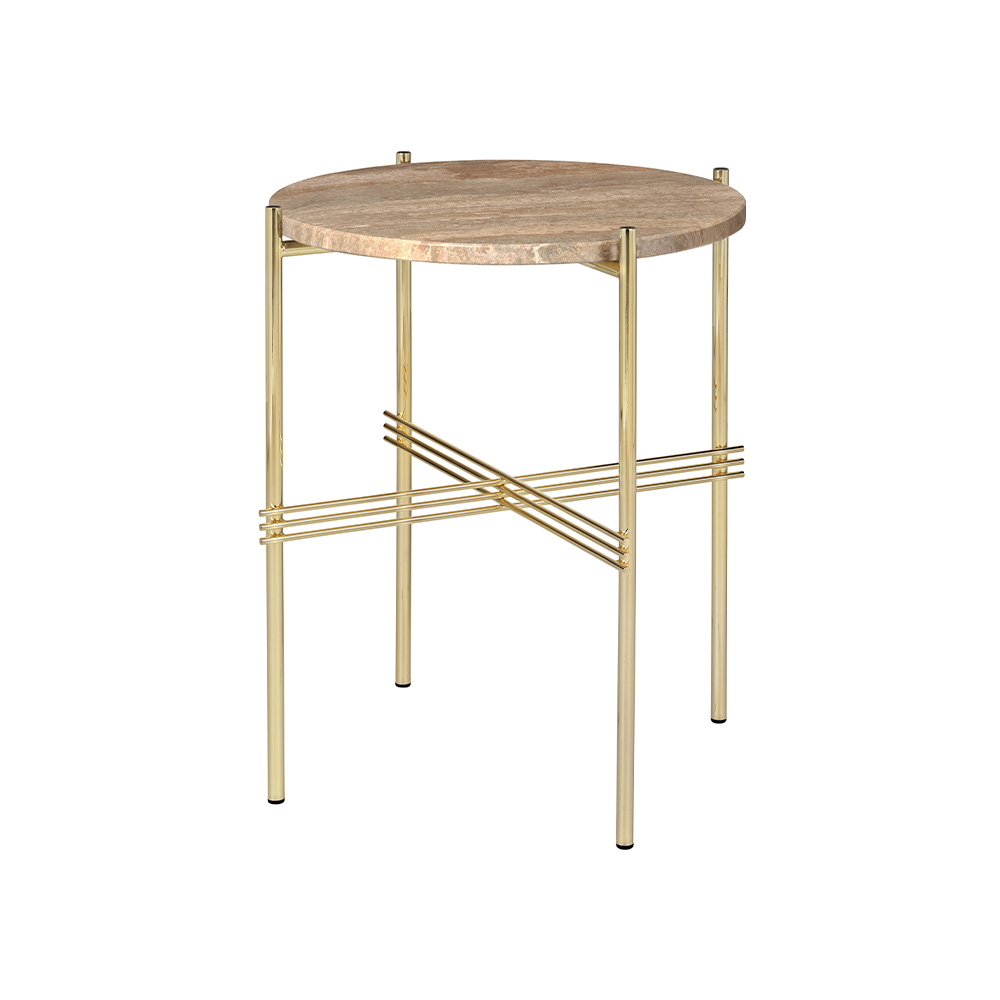 GUBI TS Side Table - Round φ400mm,  Brass Base / GUBI（グビ） / サイドテーブル・ナイトテーブル / GUB10017LBR_ma.jpg
