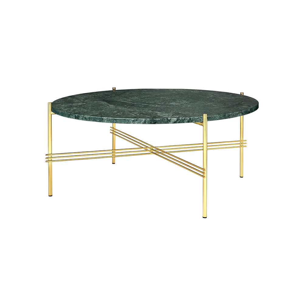 GUBI TS Coffee Table - Round φ800mm,  Brass Base / GUBI（グビ） / リビングテーブル・ローテーブル・座卓 / GUB10019GRN_ma.jpg