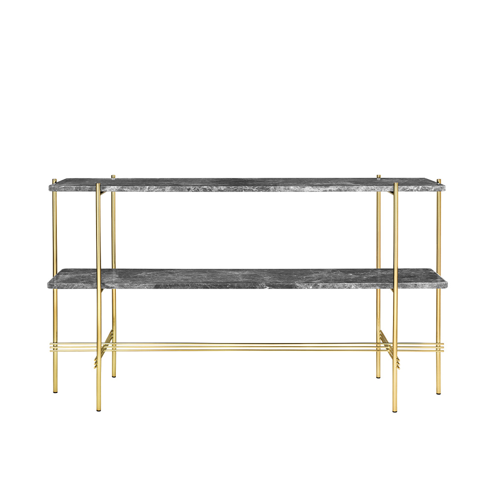 GUBI TS Console - 2Racks,  Brass Base / GUBI（グビ） / コンソールテーブル / GUB10021GRY_ma.jpg