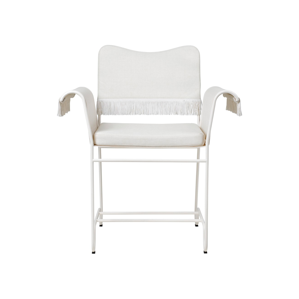 GUBI Tropique Dining Chair - fringe  クラシックホワイトセミマット / GUBI（グビ） / ガーデンチェア・アウトドアチェア / GUB10068_dt_01.jpg
