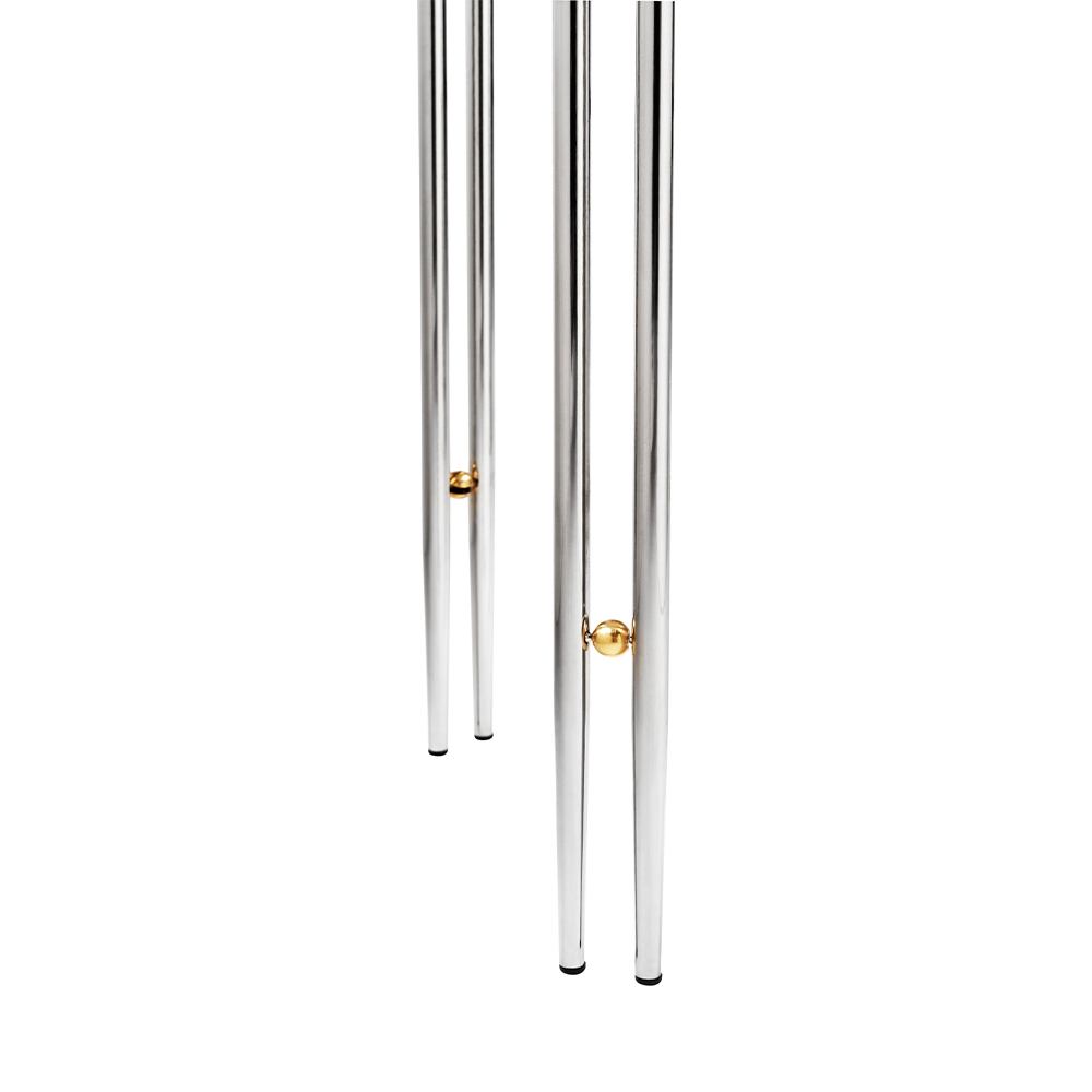 GUBI IOI Side Table - Round φ500mm,  Chrome Base / GUBI（グビ） / サイドテーブル・ナイトテーブル / GUB10088_dt_01.jpg