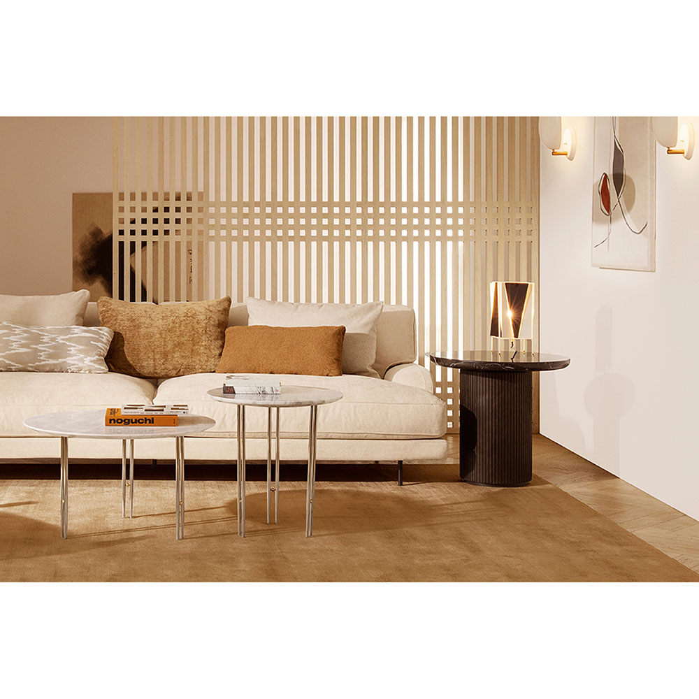 GUBI IOI Side Table - Round φ500mm,  Chrome Base / GUBI（グビ） / サイドテーブル・ナイトテーブル / GUB10088_dt_04.jpg