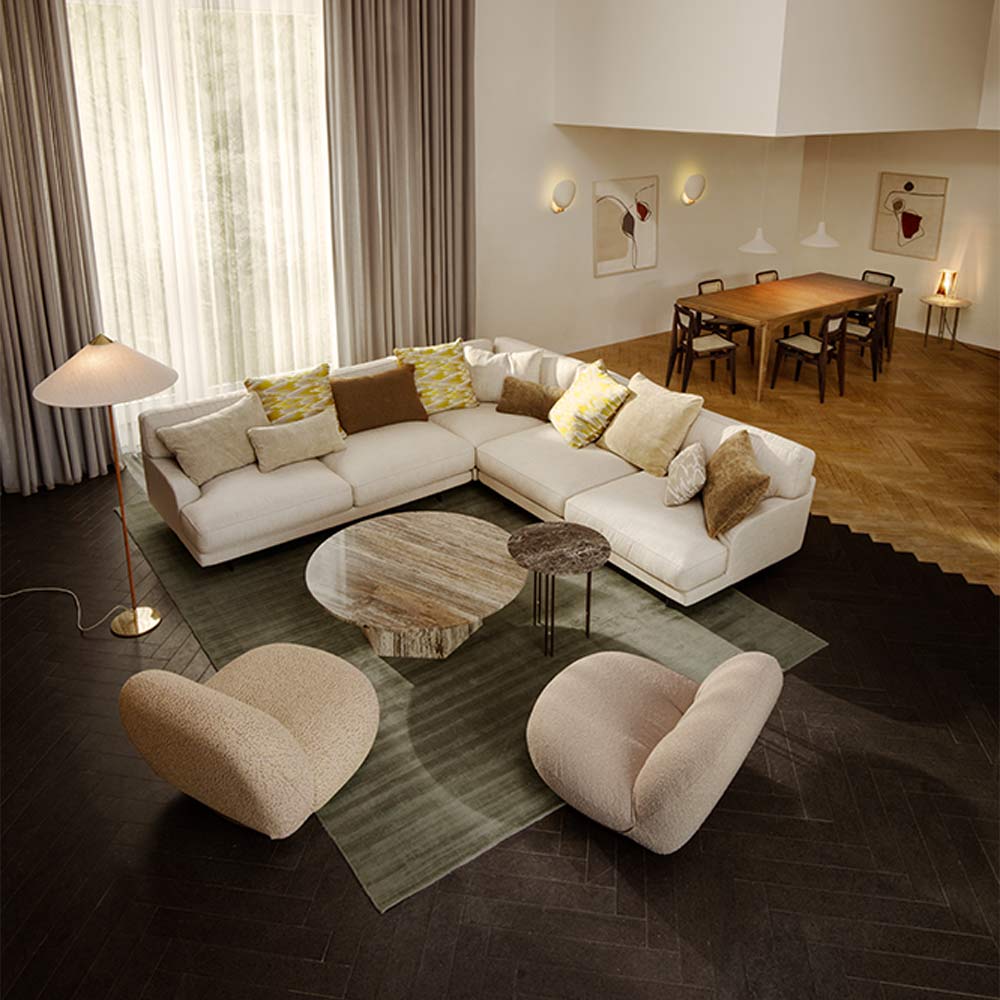 GUBI IOI Side Table - Round φ500mm,  Chrome Base / GUBI（グビ） / サイドテーブル・ナイトテーブル / GUB10088_dt_10.jpg
