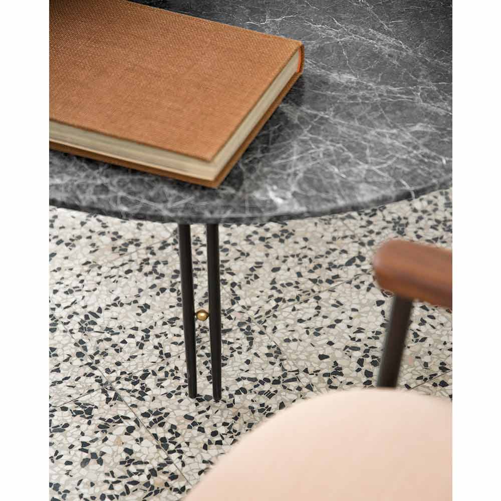 GUBI IOI Coffee Table - Round φ1000mm,  Chrome Base / GUBI（グビ） / リビングテーブル・ローテーブル・座卓 / GUB10090_dt_02.jpg