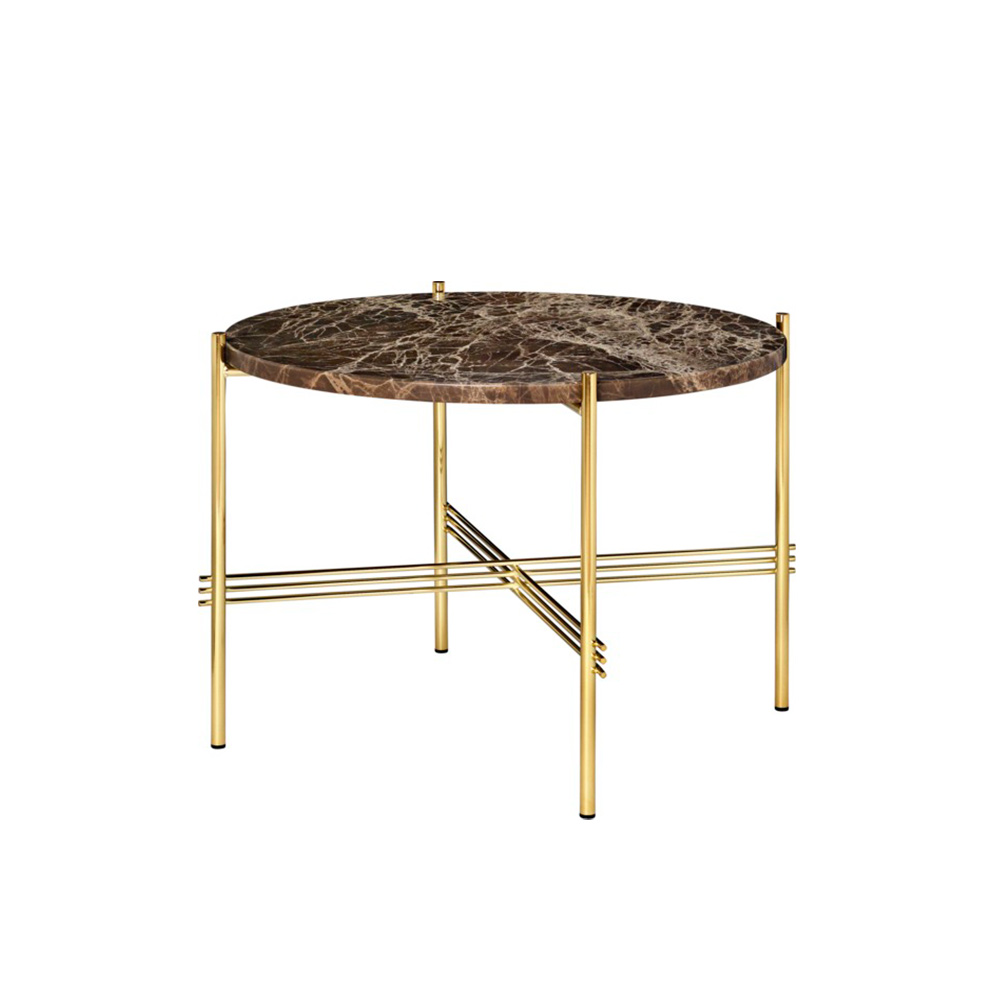 GUBI TS Coffee Table - Round φ550mm,  Brass Base / GUBI（グビ） / リビングテーブル・ローテーブル・座卓 / GUB10097DBR_ma.jpg