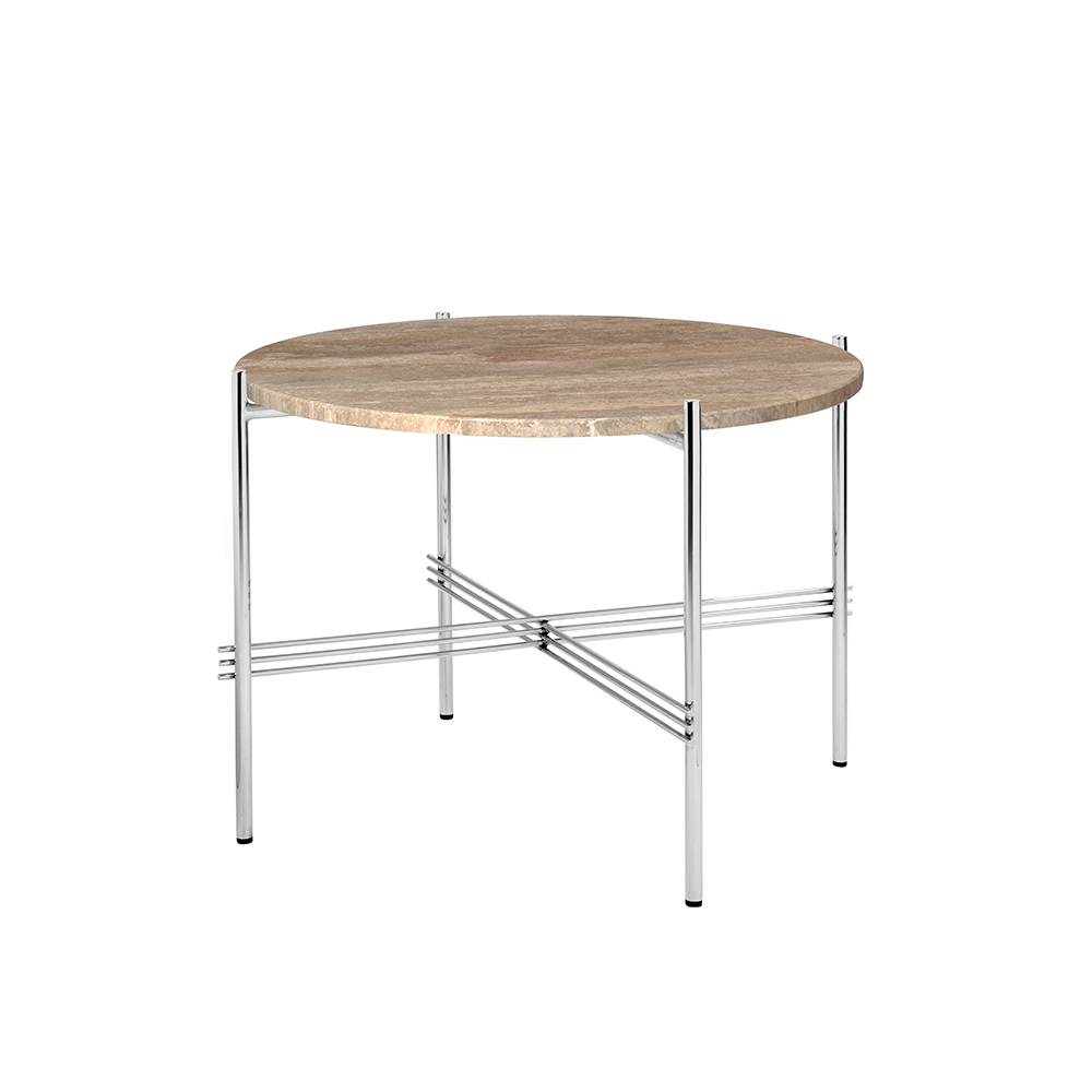 GUBI TS Coffee Table - Round φ550mm,  Polished Steel Base / GUBI（グビ） / リビングテーブル・ローテーブル・座卓 / GUB10098LBR_ma.jpg