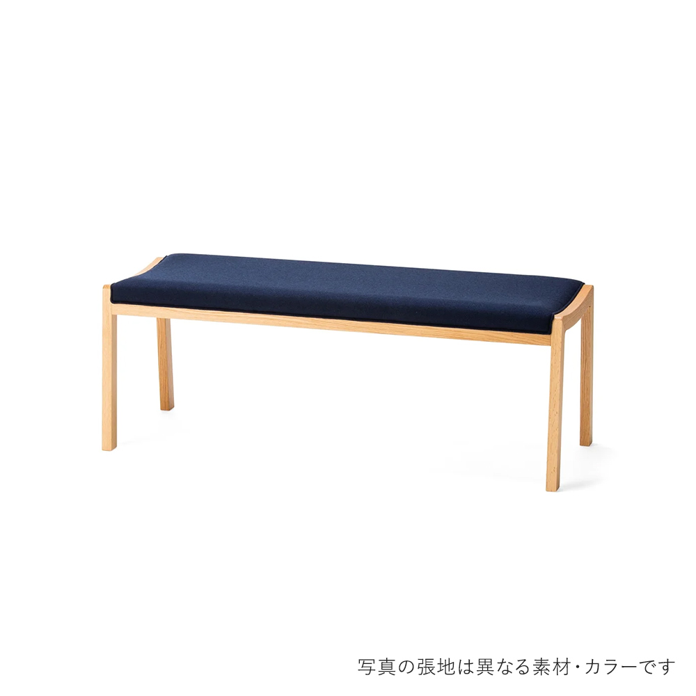 TOPO Bench W1300 NA-R Merit HIRATA CHAIR COLLECTION / HIRATA CHAIR COLLECTION（ヒラタ チェア コレクション） / ベンチ・ダイニングベンチ / HCC10023BEG_ma.jpg