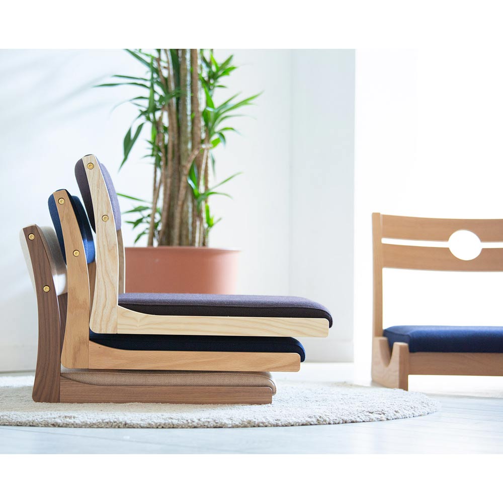 SUZU Tatami Chair Low MBR Twill HIRATA CHAIR COLLECTION / HIRATA CHAIR COLLECTION（ヒラタ チェア コレクション） / 座椅子・ローチェア / HCC10038_dt_04.jpg
