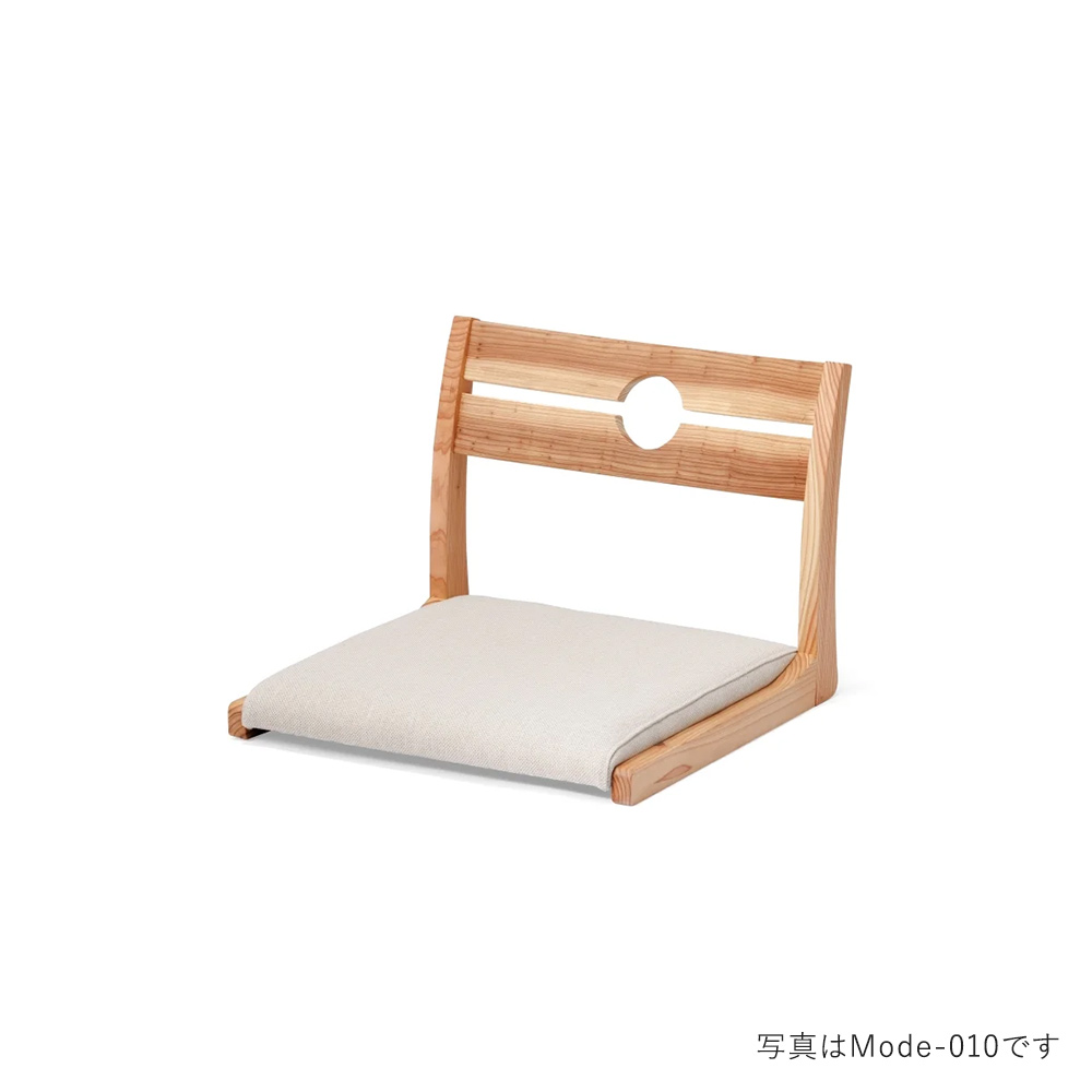 KOMA Tatami Chair Low NA-C Mode HIRATA CHAIR COLLECTION / HIRATA CHAIR COLLECTION（ヒラタ チェア コレクション） / 座椅子・ローチェア / HCC10090SIL_ma.jpg