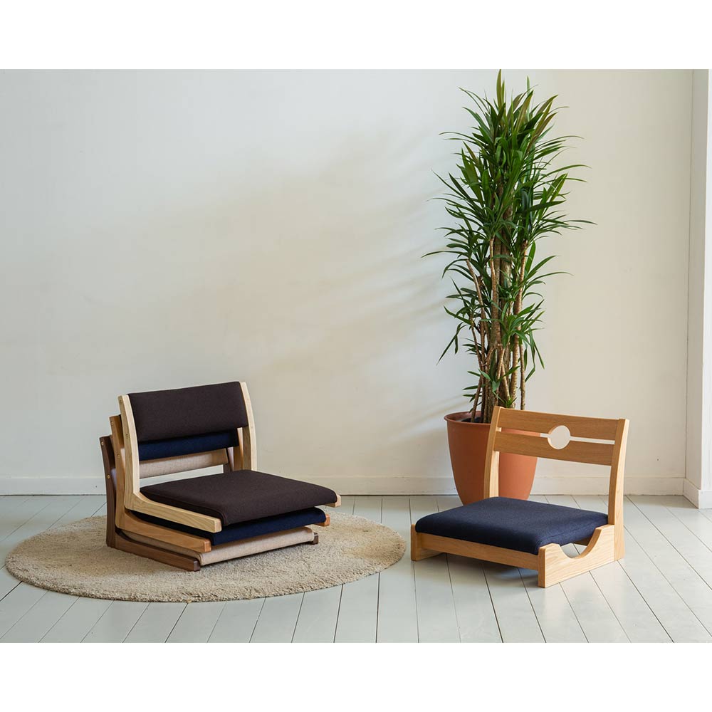 KOMA Tatami Chair High NA-C Twill HIRATA CHAIR COLLECTION / HIRATA CHAIR COLLECTION（ヒラタ チェア コレクション） / 座椅子・ローチェア / HCC10100_dt_03.jpg