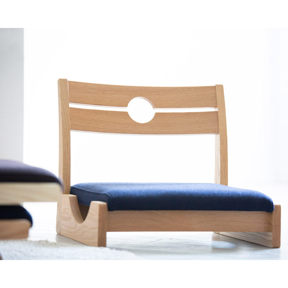 KOMA Tatami Chair High NA-R Maple HIRATA CHAIR COLLECTION / HIRATA CHAIR COLLECTION（ヒラタ チェア コレクション） / 座椅子・ローチェア / HCC10114_dt_01.jpg