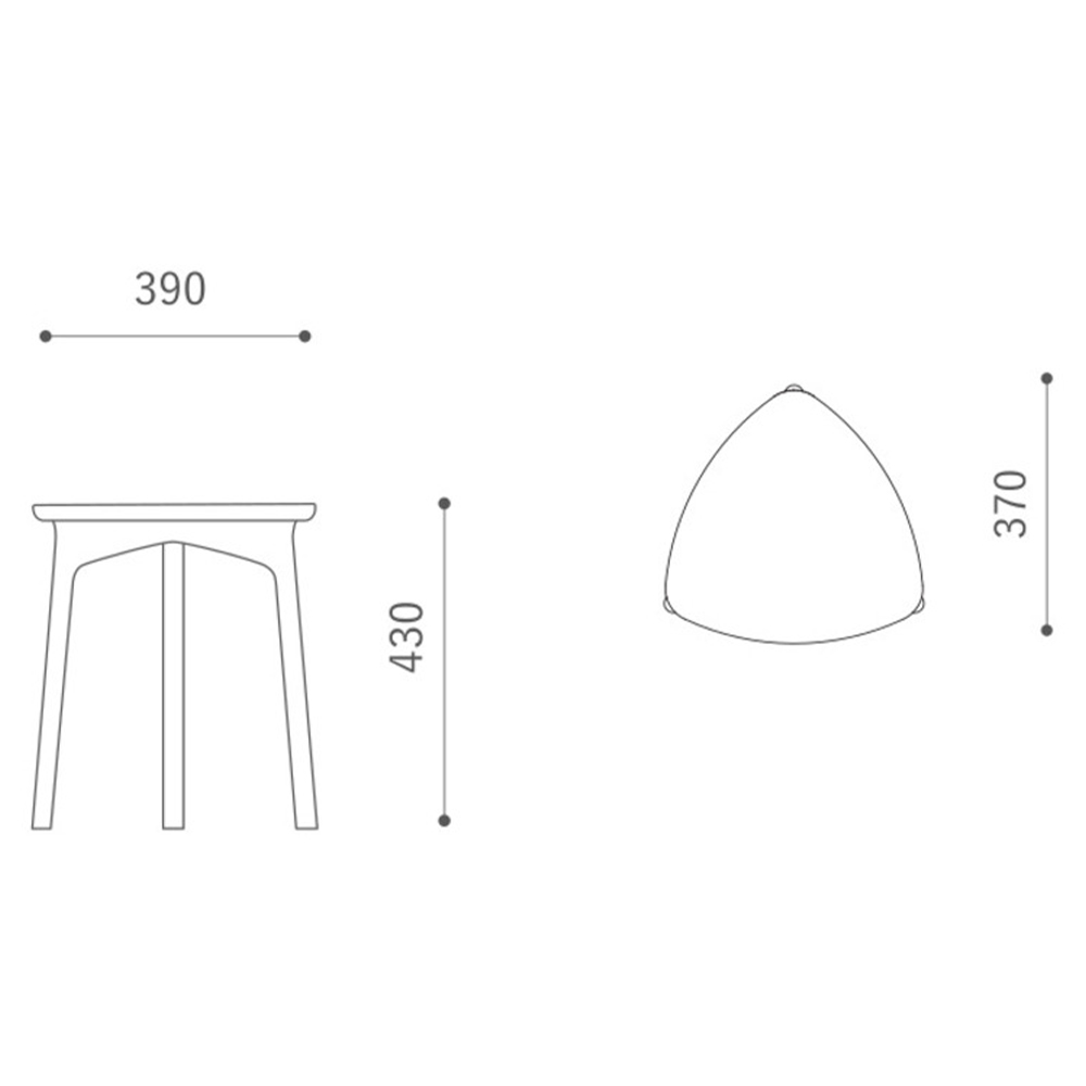 BIO Stool Low HIRATA CHAIR COLLECTION / HIRATA CHAIR COLLECTION（ヒラタ チェア コレクション） / スツール / HCC10262_dt_04.jpg