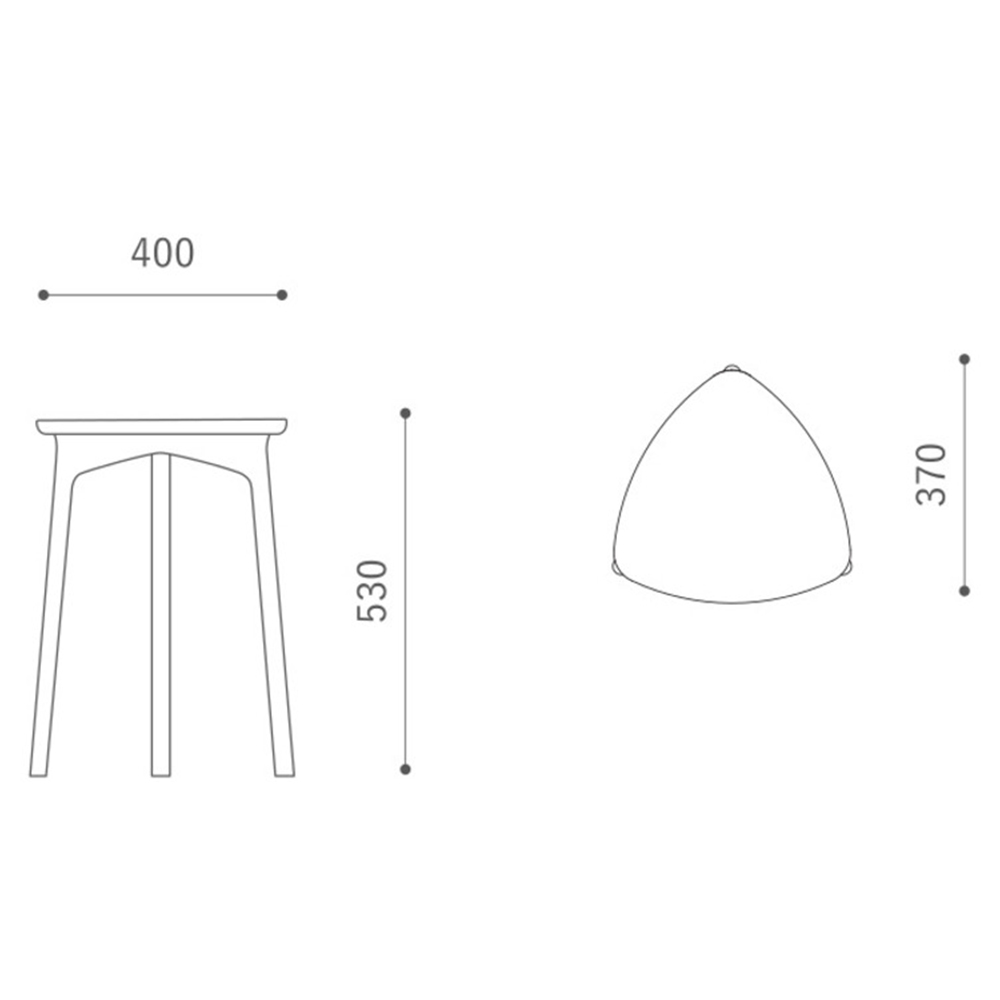 BIO Stool High MBR HIRATA CHAIR COLLECTION / HIRATA CHAIR COLLECTION（ヒラタ チェア コレクション） / スツール / HCC10263_dt_04.jpg