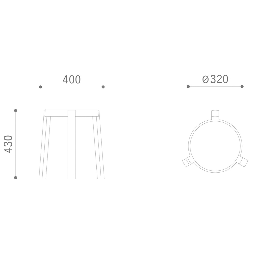 TOMTOM NWH/NA-R HIRATA CHAIR COLLECTION / HIRATA CHAIR COLLECTION（ヒラタ チェア コレクション） / スツール / HCC10268_dt_05.jpg