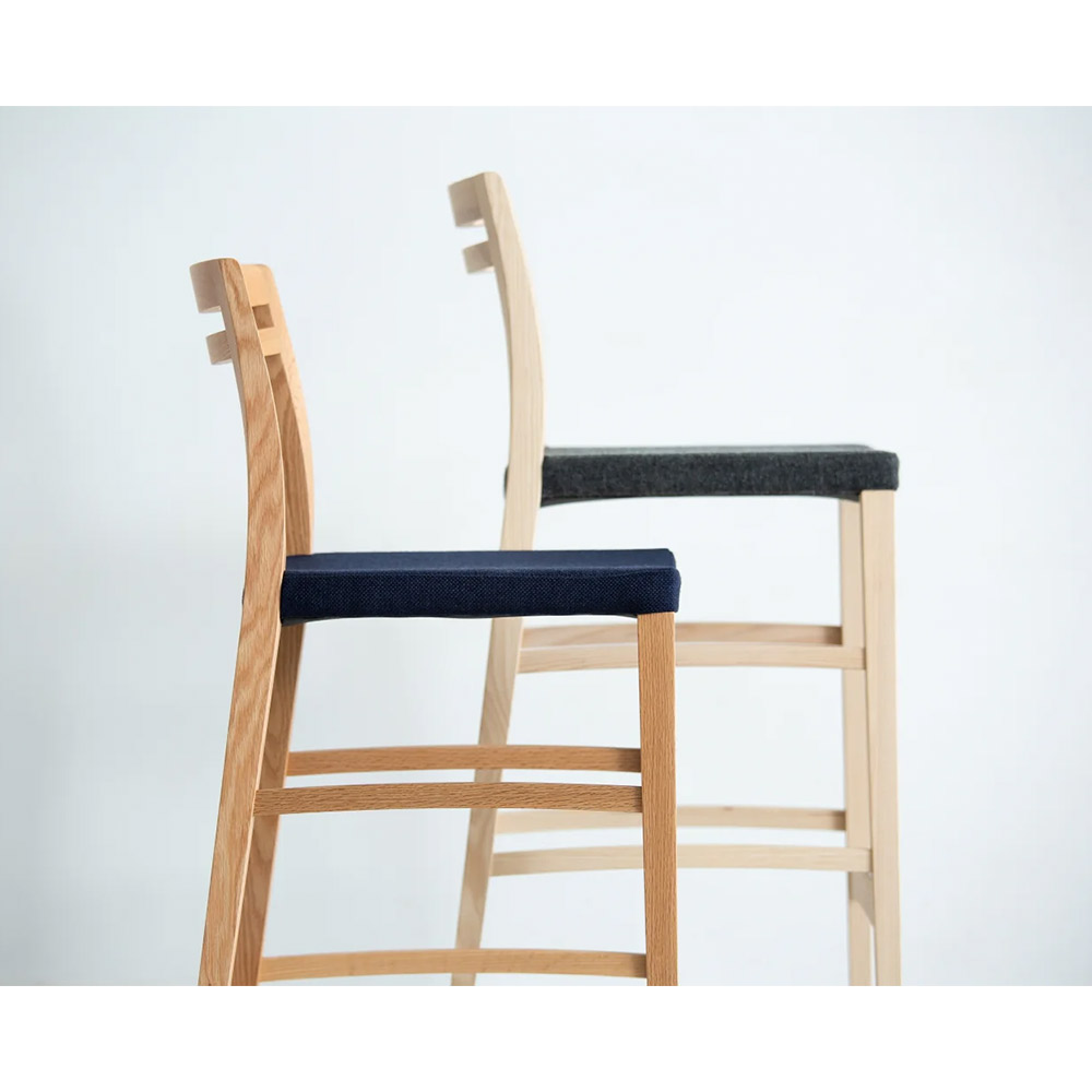 FIKA Bar Chair H650 MBR Fiord HIRATA CHAIR COLLECTION / HIRATA CHAIR COLLECTION（ヒラタ チェア コレクション） / カウンターチェア・バーチェア / HCC10322_dt_01.jpg