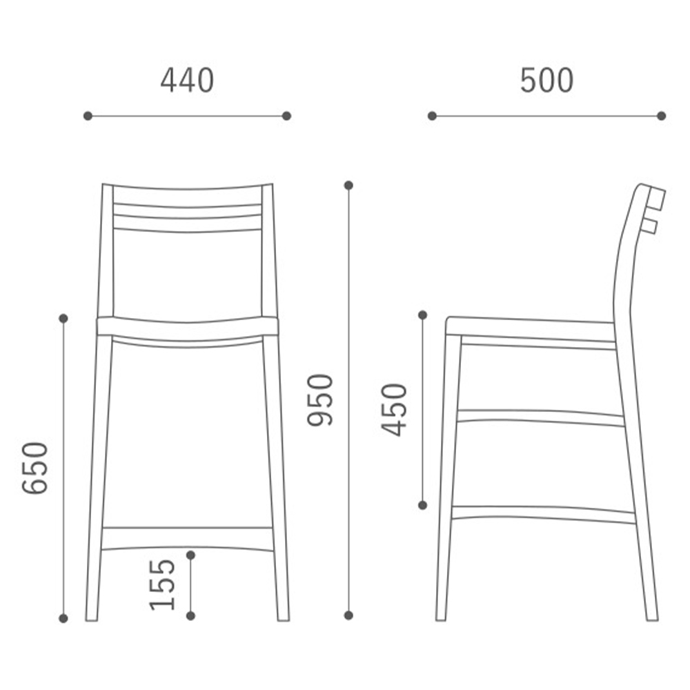 FIKA Bar Chair H650 MBR Fiord HIRATA CHAIR COLLECTION / HIRATA CHAIR COLLECTION（ヒラタ チェア コレクション） / カウンターチェア・バーチェア / HCC10322_dt_04.jpg
