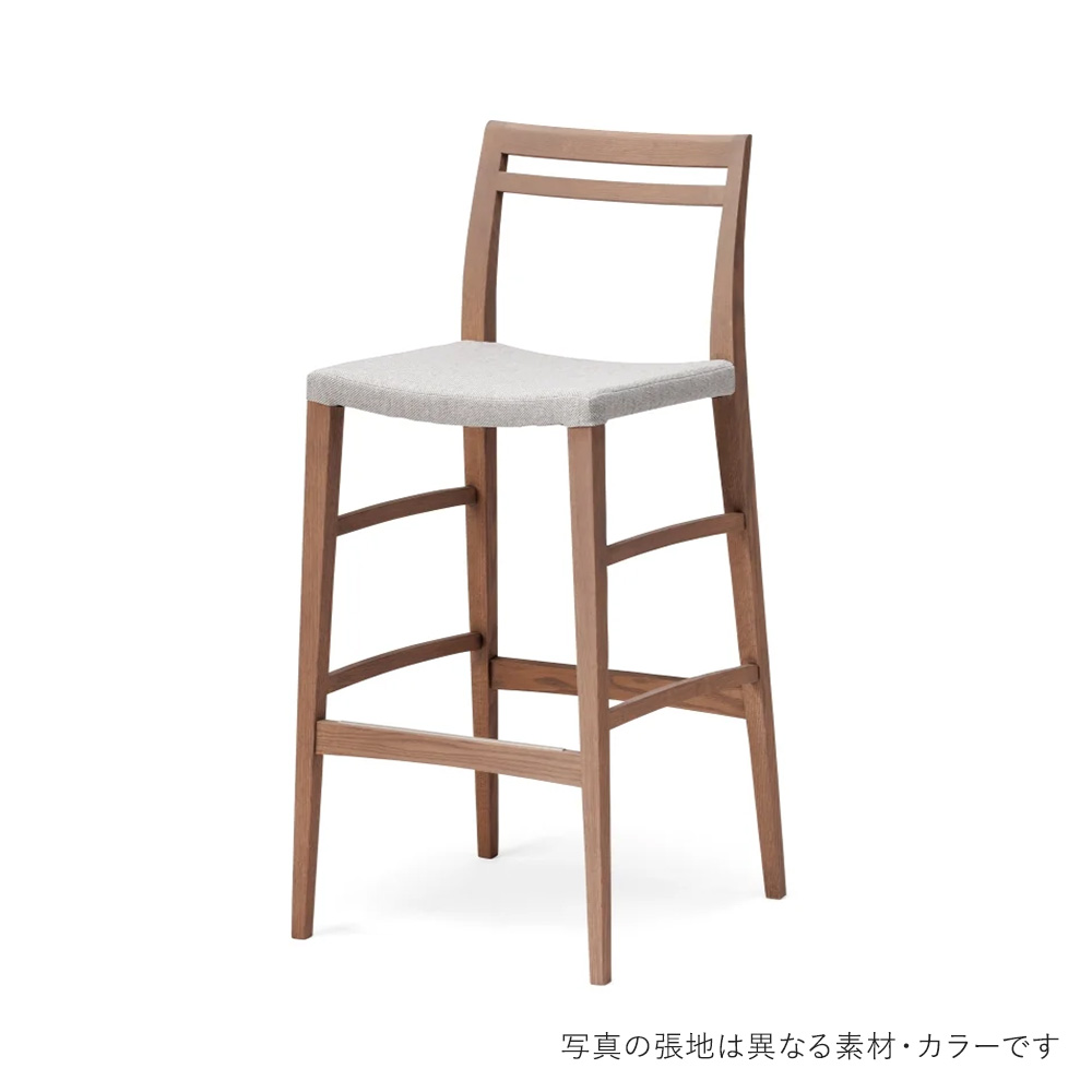 FIKA Bar Chair H750 MBR Twill HIRATA CHAIR COLLECTION / HIRATA CHAIR COLLECTION（ヒラタ チェア コレクション） / カウンターチェア・バーチェア / HCC10326DBR_ma.jpg