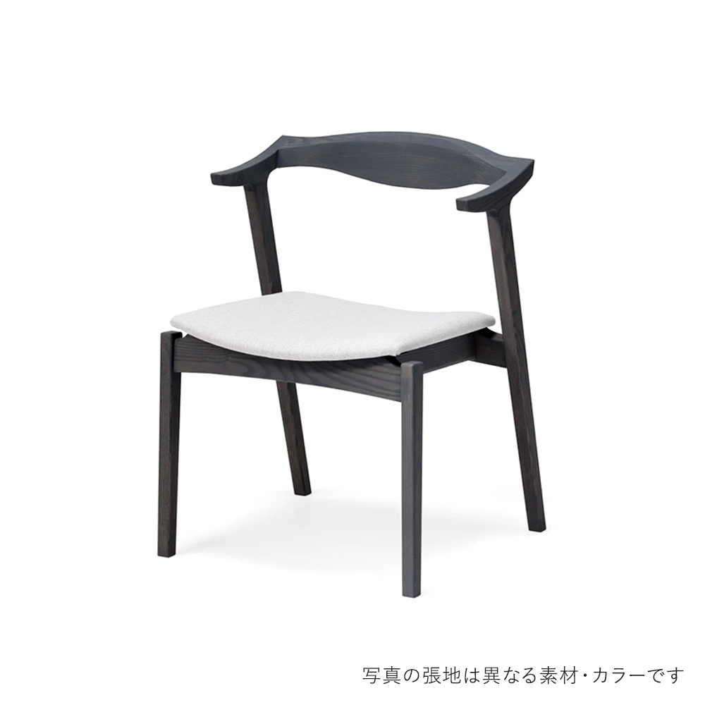 GADO Half Arm Chair CBA Twill HIRATA CHAIR COLLECTION / HIRATA CHAIR COLLECTION（ヒラタ チェア コレクション） / ダイニングチェア / HCC10381DBR_ma.jpg