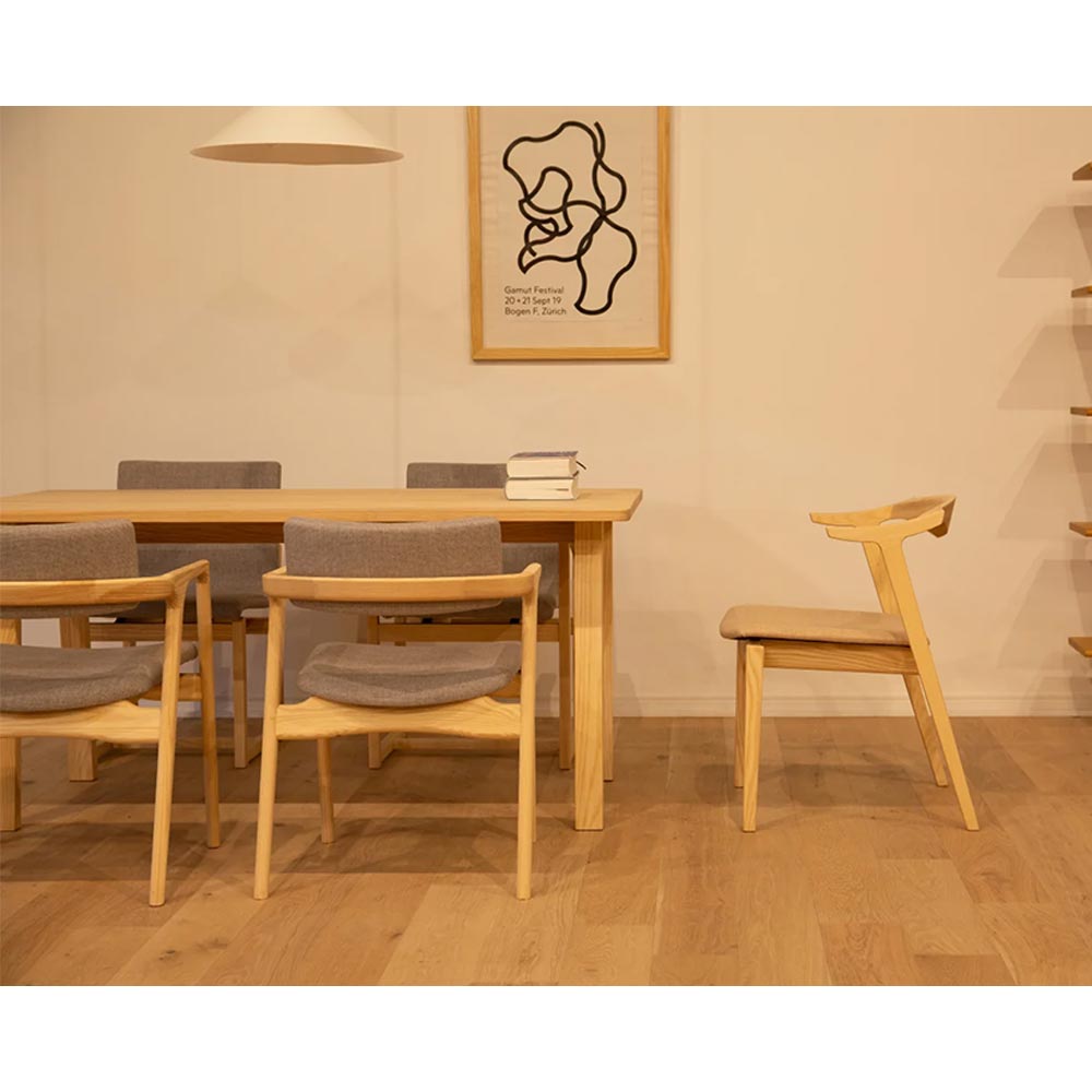 GADO Half Arm Chair NWH Mode HIRATA CHAIR COLLECTION / HIRATA CHAIR COLLECTION（ヒラタ チェア コレクション） / ダイニングチェア / HCC10396_dt_02.jpg