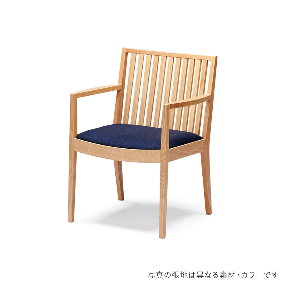 ROME Arm Chair NA-R Twill HIRATA Chair  COLLECTION / HIRATA CHAIR COLLECTION（ヒラタ チェア コレクション） / ダイニングチェア / HCC10413RED_ma.jpg