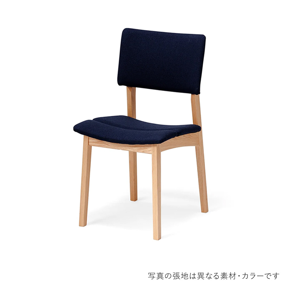 TOPO Side Chair NA-R Twill HIRATA CHAIR COLLECTION / HIRATA CHAIR COLLECTION（ヒラタ チェア コレクション） / ダイニングチェア / HCC10422DBR_ma.jpg