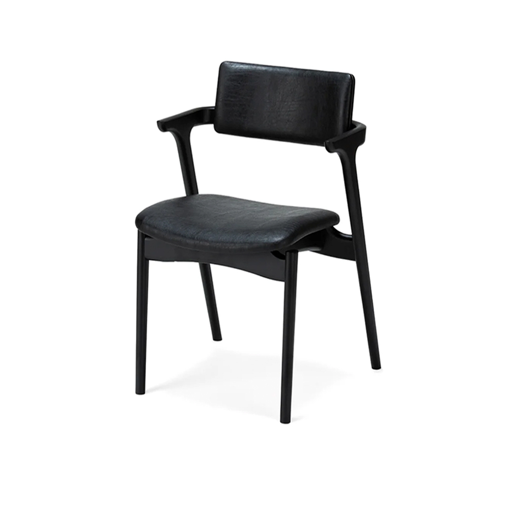 CAPRA Half Arm Chair JBK Baron HIRATA CHAIR COLLECTION / HIRATA CHAIR COLLECTION（ヒラタ チェア コレクション） / ダイニングチェア / HCC10465BLK_ma.jpg