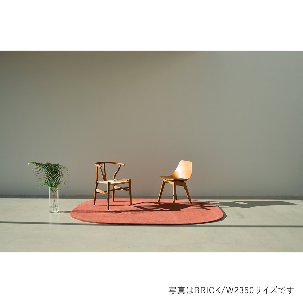 WOOLRUG British Colour 楕円 W1500 HOTTA CARPET / HOTTA CARPET(ホッタカーペット) / ラグ・カーペット・絨毯 / HCP10052DBR_ma.jpg