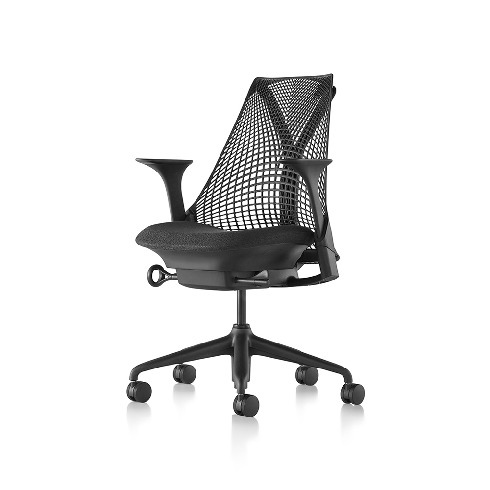 SAYL Chair Black カーペット用キャスター 機能制限モデル