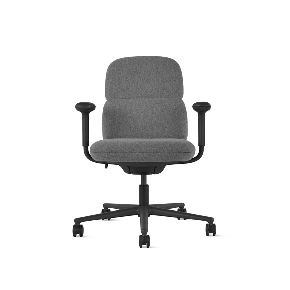 ASARI Chair ミドルバック ハイトアジャストメントアーム 硬床/カーペット用キャスター / Herman Miller（ハーマンミラー） / 高機能チェア / HER10032_dt_01.jpg